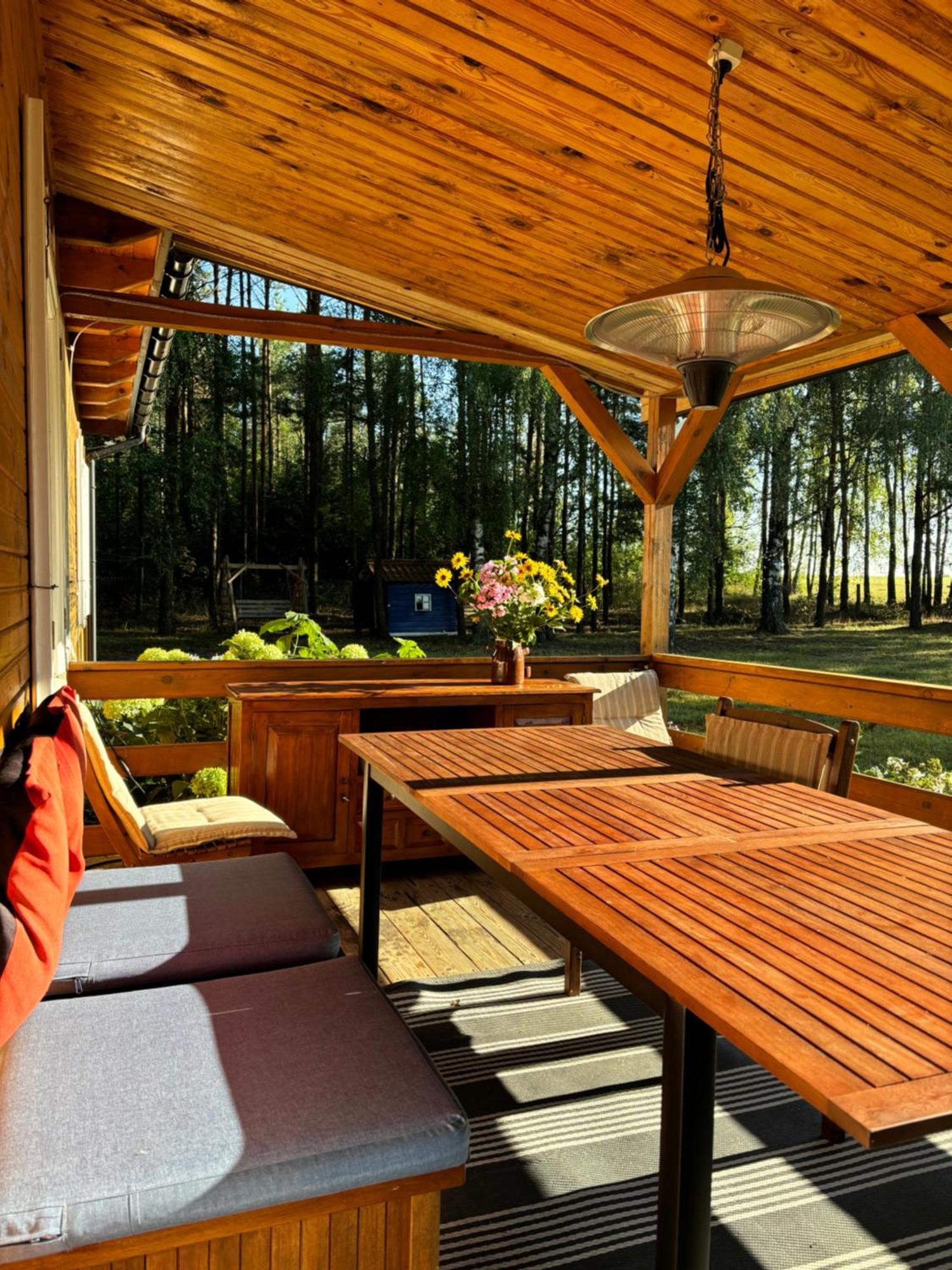 Villa Wakacyjny Dom W Sakach à Kleszczele Extérieur photo